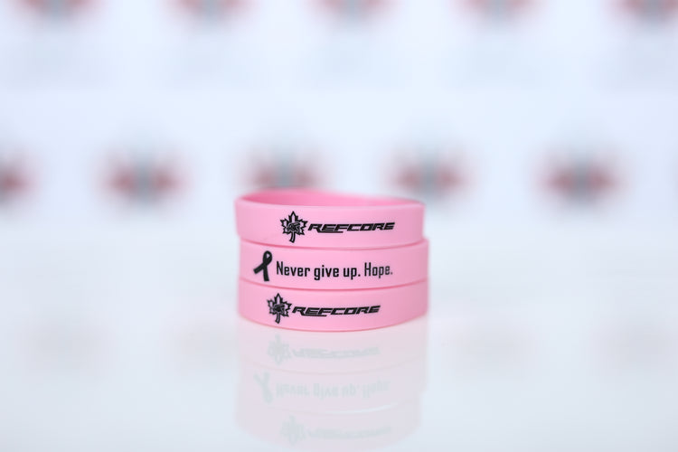REFcore™ Silicone Bracelet - Breast Cancer Awareness